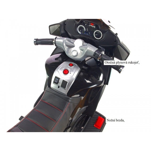 Elektrická motorka terénna Lion S plynovou rukoväťou a nožnou brzdou