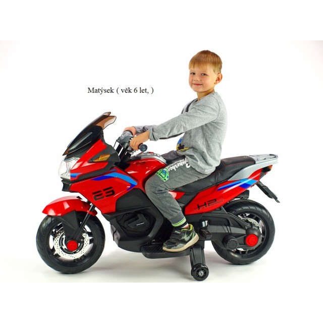 Elektrická motorka terénna Lion S plynovou rukoväťou a nožnou brzdou