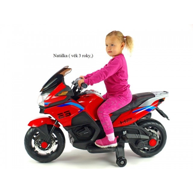 Elektrická motorka terénna Lion S plynovou rukoväťou a nožnou brzdou