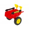 Vlečka za traktor Dumper maxi veľká, výklopná, 4 kolesová, dĺžka 87cm, Made in France