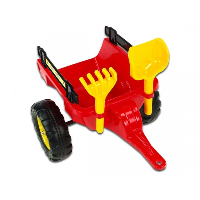 Vlečka za traktor Dumper maxi veľká, výklopná, 4 kolesová, dĺžka 87cm, Made in France