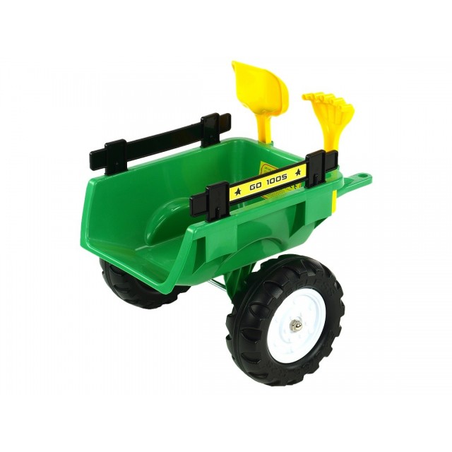 Vlečka za traktor Dumper maxi veľká, výklopná, 4 kolesová, dĺžka 87cm, Made in France