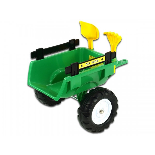 Vlečka za traktor Dumper maxi veľká, výklopná, 4 kolesová, dĺžka 87cm, Made in France