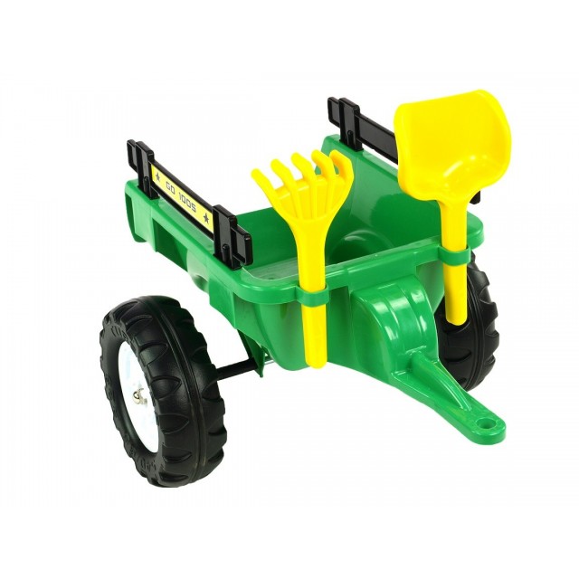 Vlečka za traktor Dumper maxi veľká, výklopná, 4 kolesová, dĺžka 87cm, Made in France