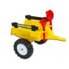 Vlečka za traktor Dumper maxi veľká, výklopná, 4 kolesová, dĺžka 87cm, Made in France