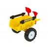 Vlečka za traktor Dumper maxi veľká, výklopná, 4 kolesová, dĺžka 87cm, Made in France