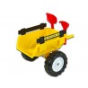 Vlečka za traktor Dumper maxi veľká, výklopná, 4 kolesová, dĺžka 87cm, Made in France