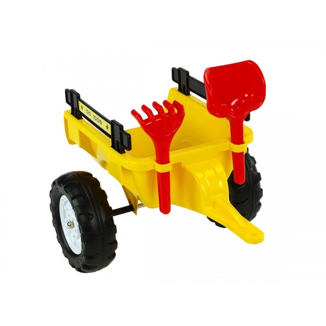 Vlečka za traktor Dumper maxi veľká, výklopná, 4 kolesová, dĺžka 87cm, Made in France