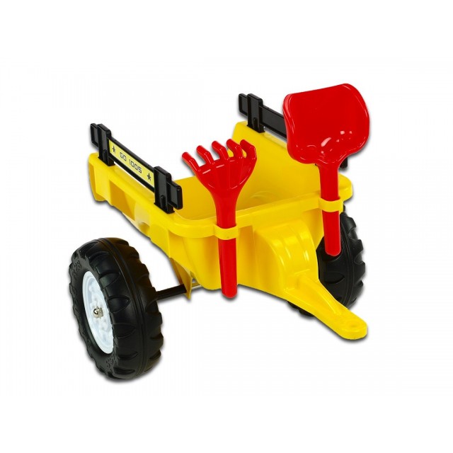 Vlečka za traktor Dumper maxi veľká, výklopná, 4 kolesová, dĺžka 87cm, Made in France