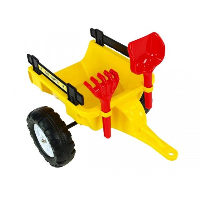 Vlečka za traktor Dumper maxi veľká, výklopná, 4 kolesová, dĺžka 87cm, Made in France