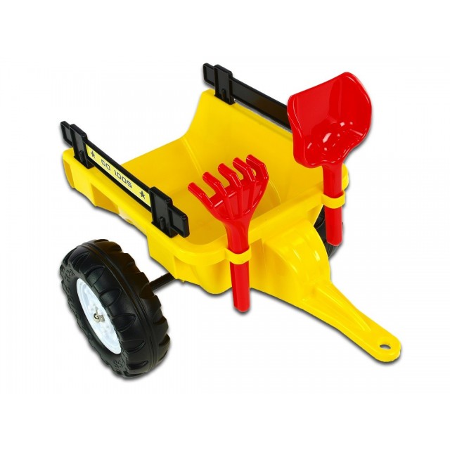 Vlečka za traktor Dumper maxi veľká, výklopná, 4 kolesová, dĺžka 87cm, Made in France