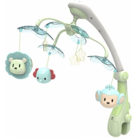 Kolotoč nad postieľku so svetelným projektorom Baby Mix Medvedíky