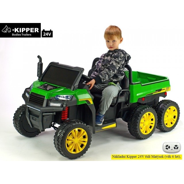 Kipper s výklopnou korbou, 24V, 4x 200W