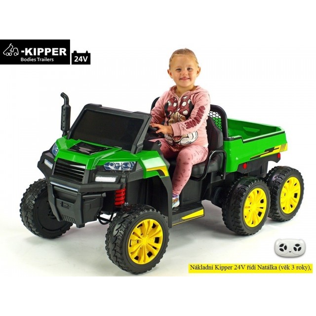 Kipper s výklopnou korbou, 24V, 4x 200W