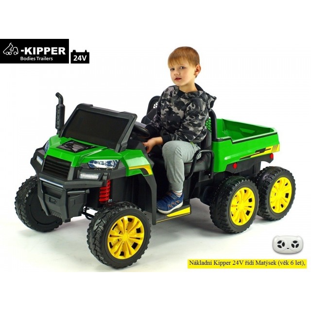Kipper s výklopnou korbou, 24V, 4x 200W