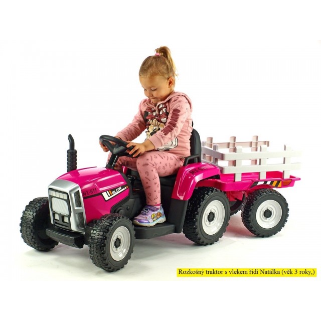 Elektrický nakladač Peg-Pérego John Deere Construction Loader 12V žltá