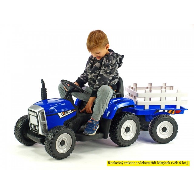 Elektrický nakladač Peg-Pérego John Deere Construction Loader 12V žltá