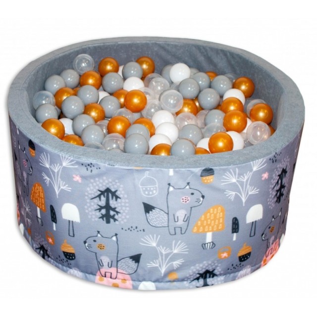 Bazén pre deti 90x40cm kocka + 200 balónikov