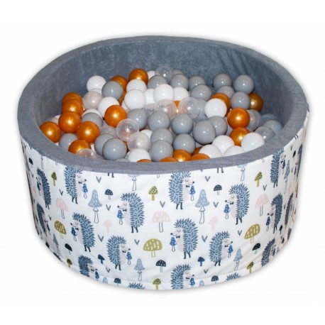 Bazén pre deti 90x40cm kocka + 200 balónikov