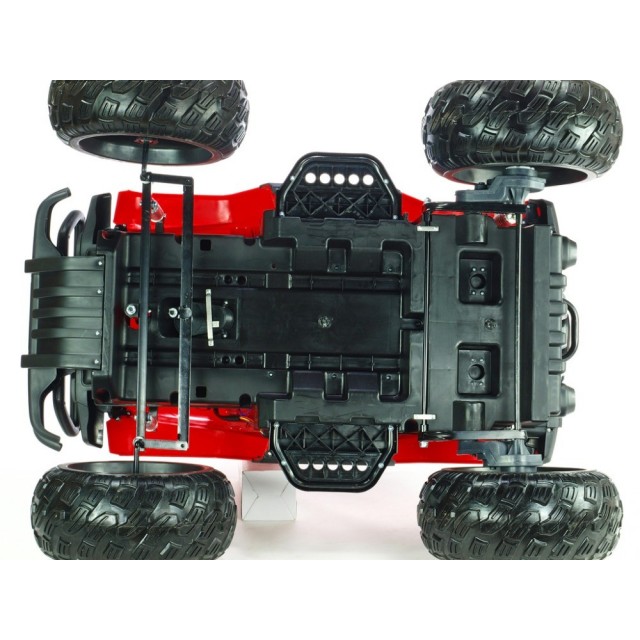 Ford Ranger Monster Truck 4x4, EVA kolesá, 2,4G DO, bluetooth, FM, USB, TF, otváracie dvere a kapota, čierna metalíza