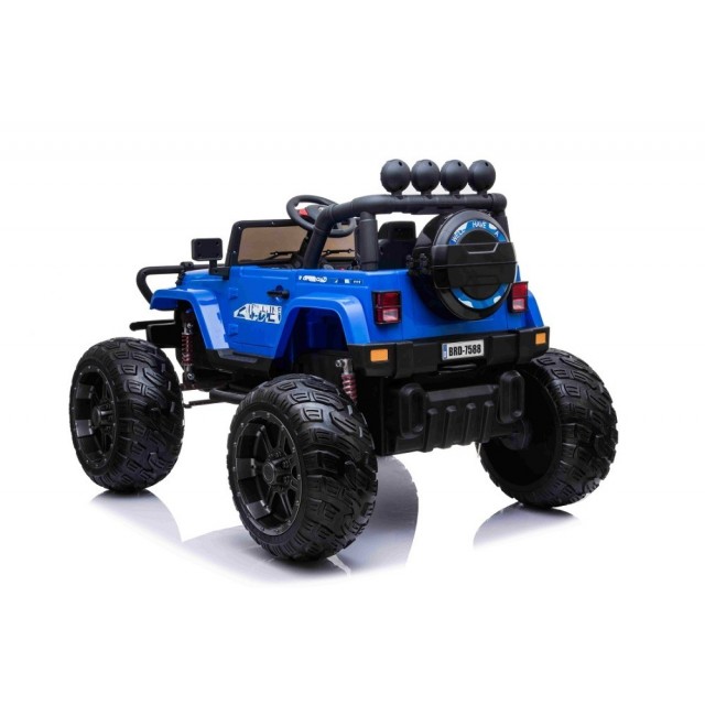 Ford Ranger Monster Truck 4x4, EVA kolesá, 2,4G DO, bluetooth, FM, USB, TF, otváracie dvere a kapota, čierna metalíza