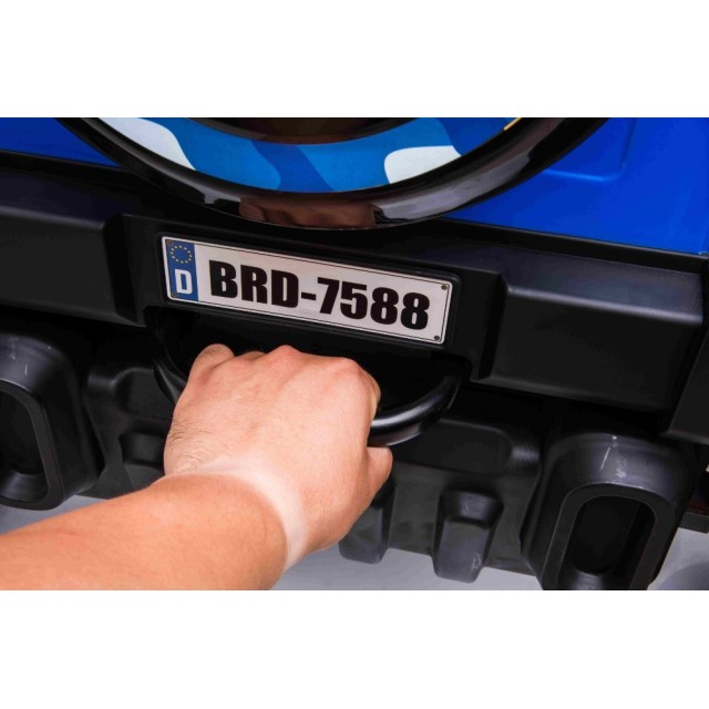 Ford Ranger Monster Truck 4x4, EVA kolesá, 2,4G DO, bluetooth, FM, USB, TF, otváracie dvere a kapota, čierna metalíza