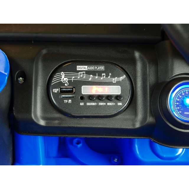 Ford Ranger Monster Truck 4x4, EVA kolesá, 2,4G DO, bluetooth, FM, USB, TF, otváracie dvere a kapota, čierna metalíza