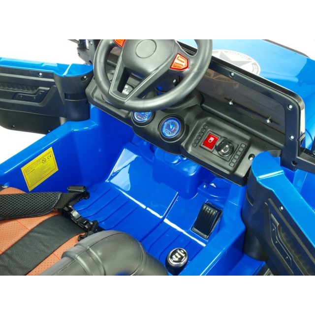 Ford Ranger Monster Truck 4x4, EVA kolesá, 2,4G DO, bluetooth, FM, USB, TF, otváracie dvere a kapota, čierna metalíza