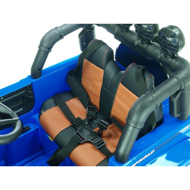 Ford Ranger Monster Truck 4x4, EVA kolesá, 2,4G DO, bluetooth, FM, USB, TF, otváracie dvere a kapota, čierna metalíza