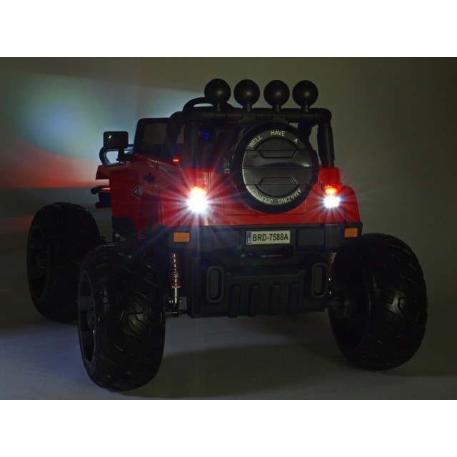 Ford Ranger Monster Truck 4x4, EVA kolesá, 2,4G DO, bluetooth, FM, USB, TF, otváracie dvere a kapota, čierna metalíza