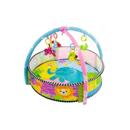 Vzdelávaciá hracia deka s 30 loptičkami ECO TOYS - Korytnačka