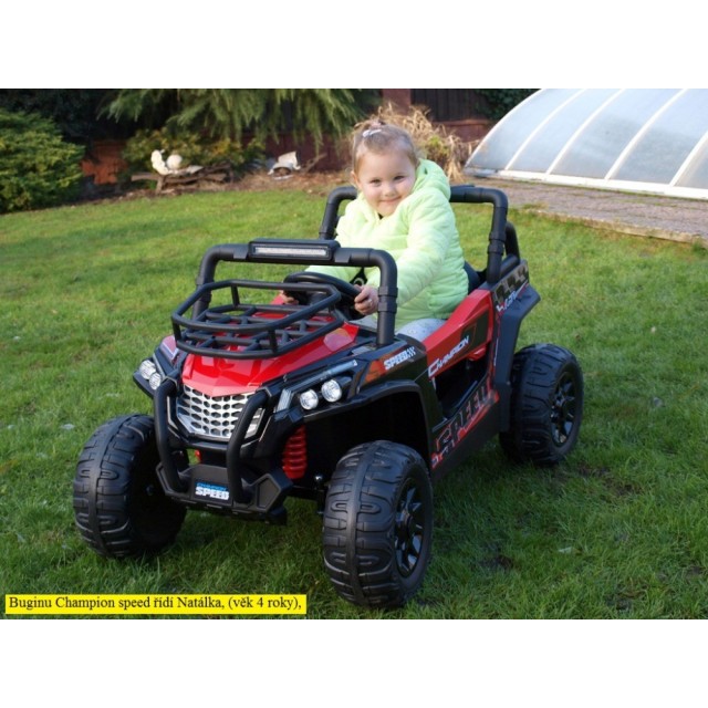 Bugina Champion speed s 2,4G, jednomístná, 12V/2x120W