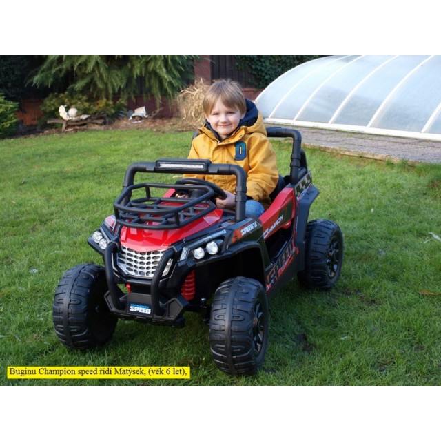 Bugina Champion speed s 2,4G, jednomístná, 12V/2x120W