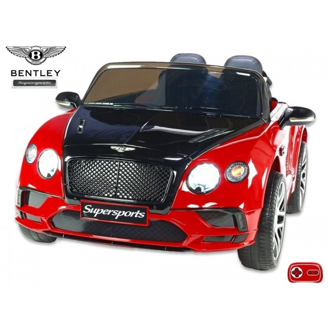 Bentley Continental Supersports s 2.4G, lakované červené, čierna kapota
