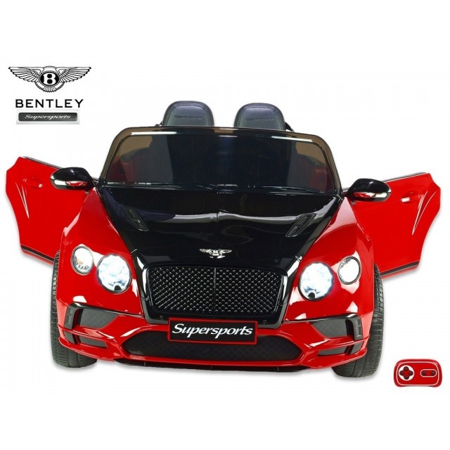 Bentley Continental Supersports s 2.4G, lakované červené, čierna kapota