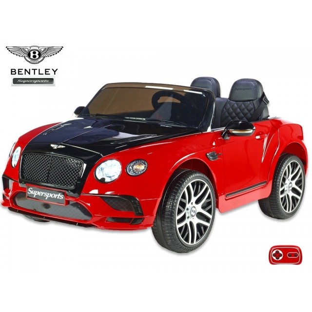 Bentley Continental Supersports s 2.4G, lakované červené, čierna kapota