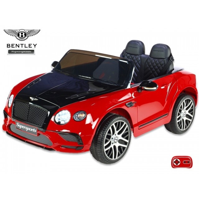 Bentley Continental Supersports s 2.4G, lakované červené, čierna kapota
