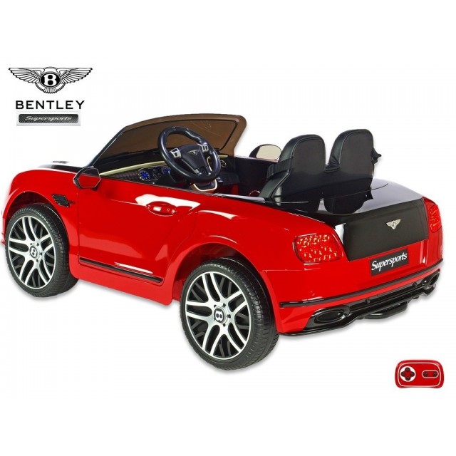 Bentley Continental Supersports s 2.4G, lakované červené, čierna kapota