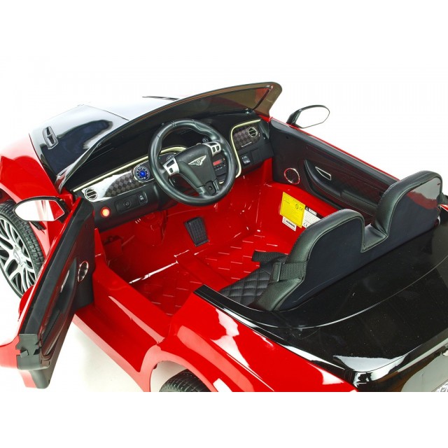 Bentley Continental Supersports s 2.4G, lakované červené, čierna kapota