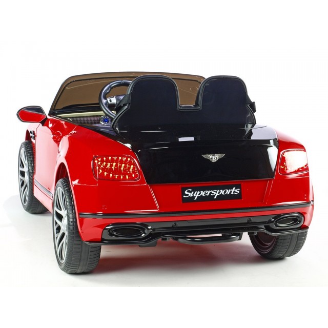 Bentley Continental Supersports s 2.4G, lakované červené, čierna kapota