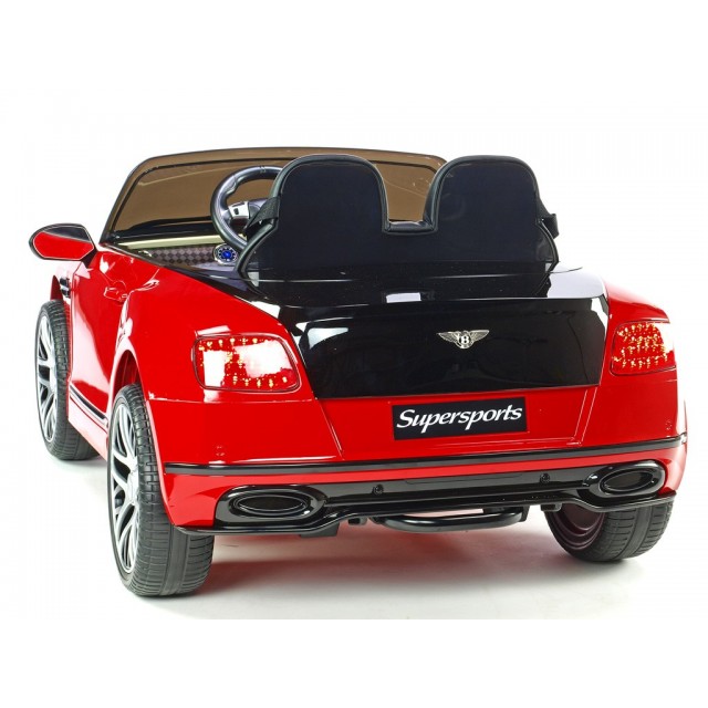 Bentley Continental Supersports s 2.4G, lakované červené, čierna kapota