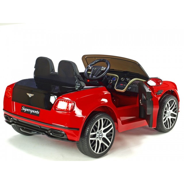 Bentley Continental Supersports s 2.4G, lakované červené, čierna kapota