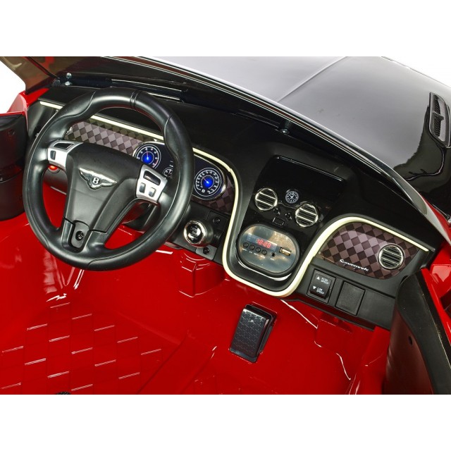 Bentley Continental Supersports s 2.4G, lakované červené, čierna kapota