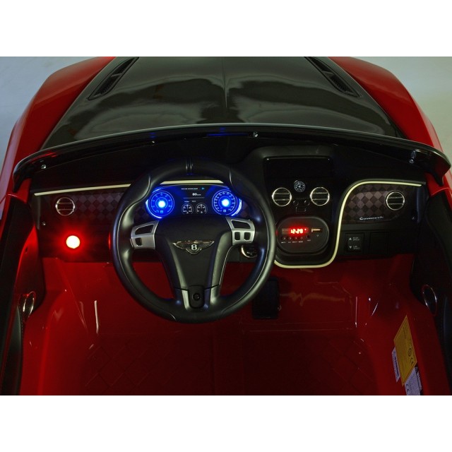 Bentley Continental Supersports s 2.4G, lakované červené, čierna kapota