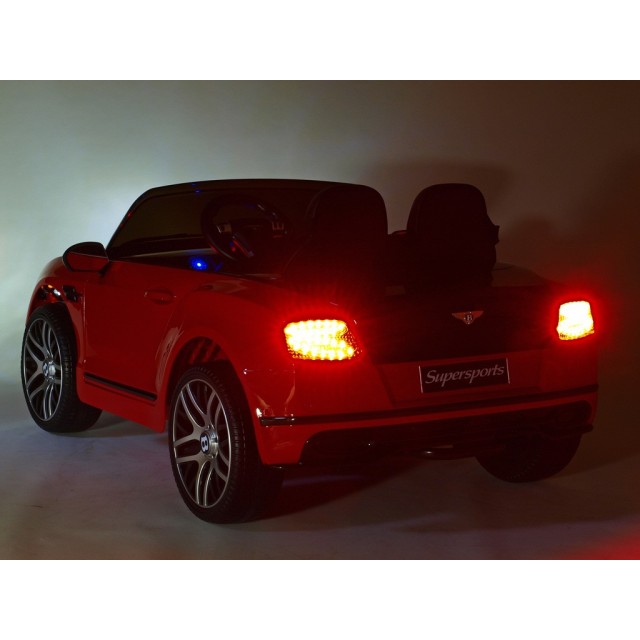 Bentley Continental Supersports s 2.4G, lakované červené, čierna kapota