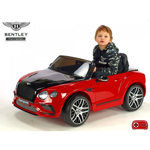 Bentley Continental Supersports s 2.4G, lakované červené, čierna kapota