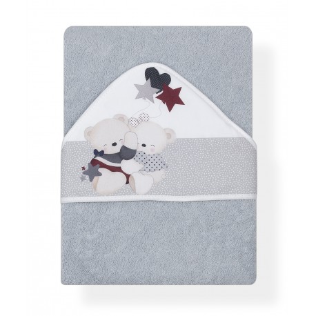 Froté osuška 100x100 králik ružová
