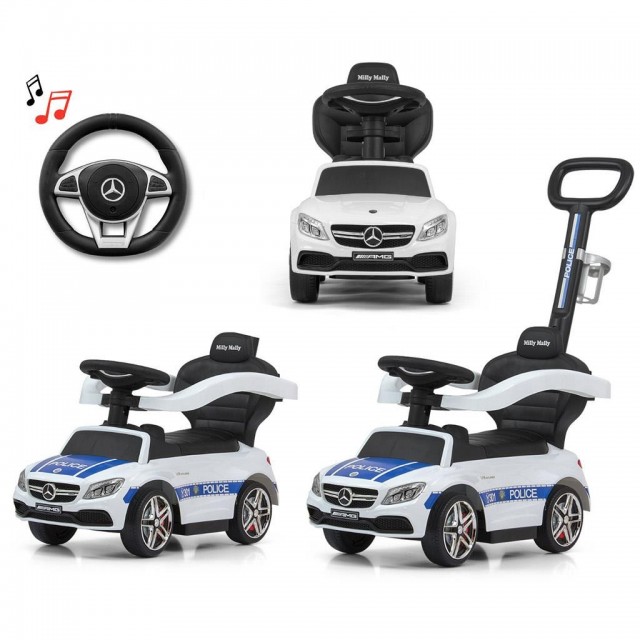 Detské odrážadlo s vodiacou tyčou Mercedes Benz AMG C63 Coupe