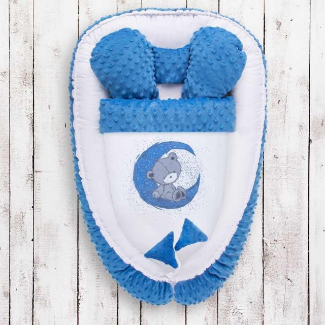 Hniezdočko s perinkou pre bábätko Minky Teddy Bear