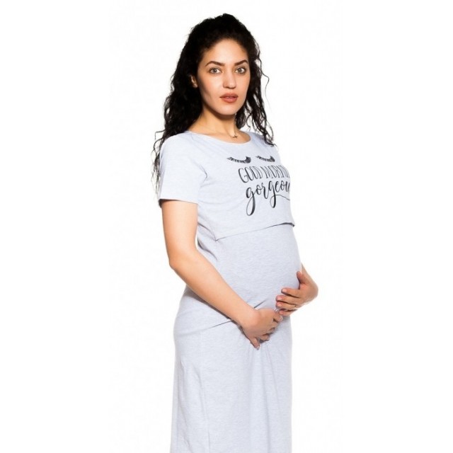 Be MaaMaa Tehotenská, dojčiaca nočná košeľa Blessed Mama